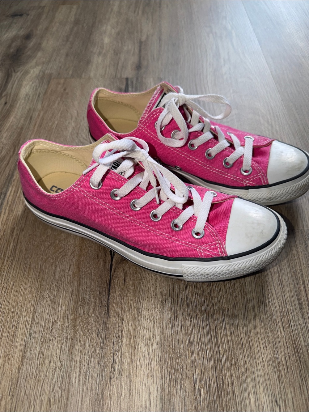 Converse Pink and White Women's Sneakers